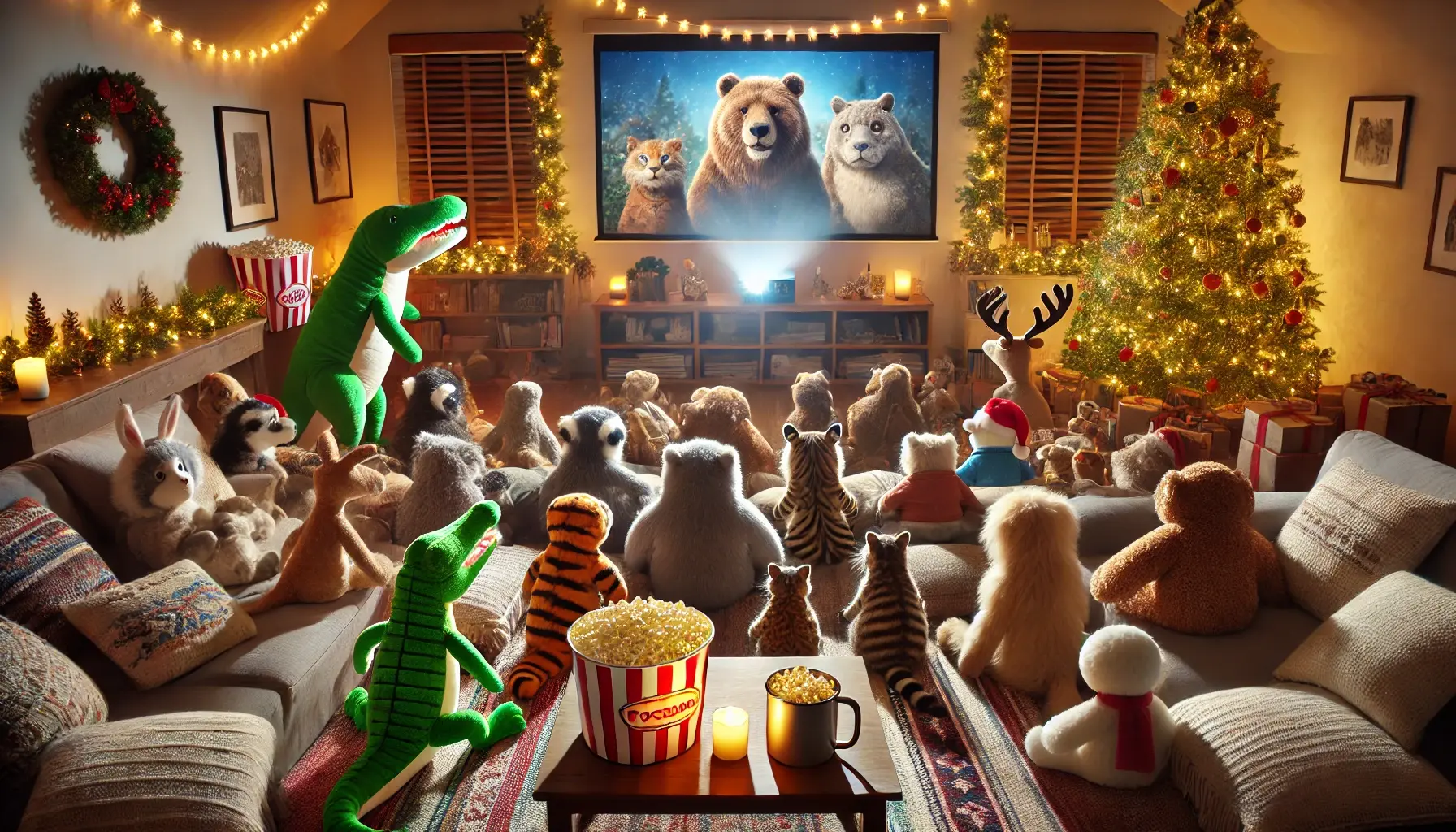 Ein Filmabend an Weihnachten