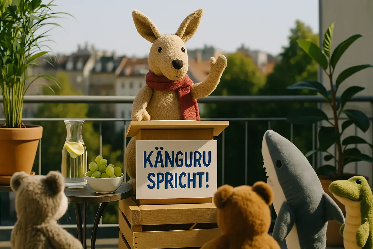 Das Känguru hält eine politische Frühlingsrede