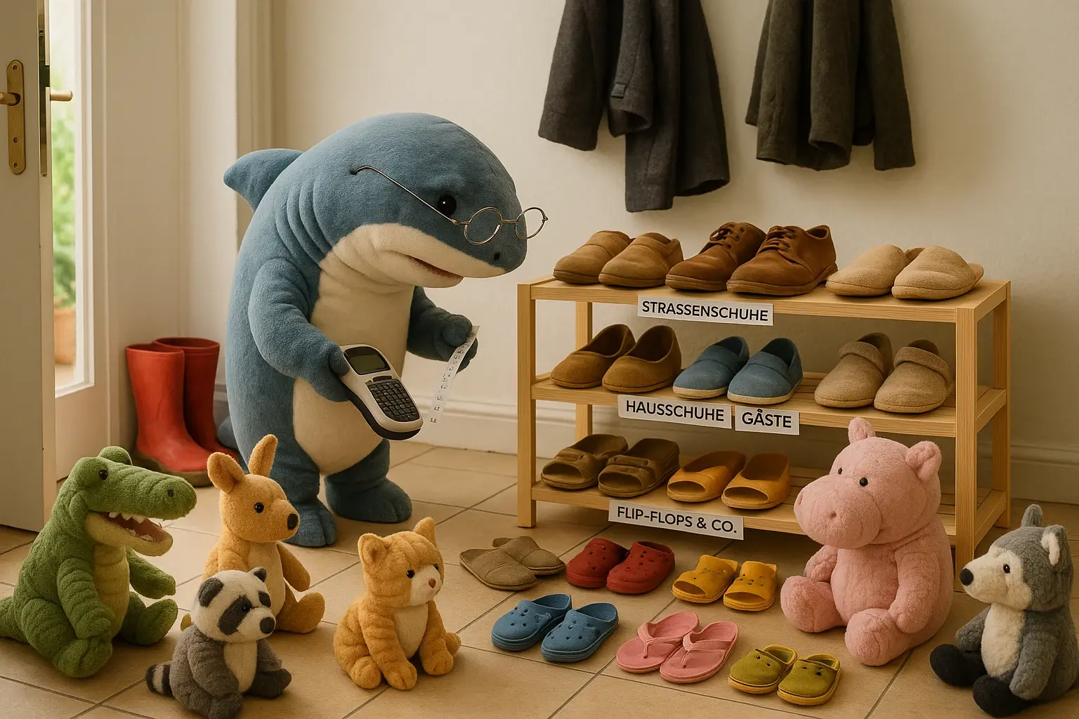 Der Hai und das DIN-Schuhdebakel