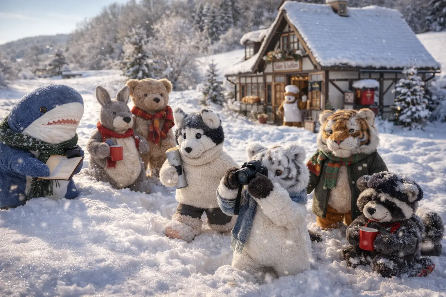 Der zweite Weihnachtsfeiertag und das Feld, das wie Zucker glitzert