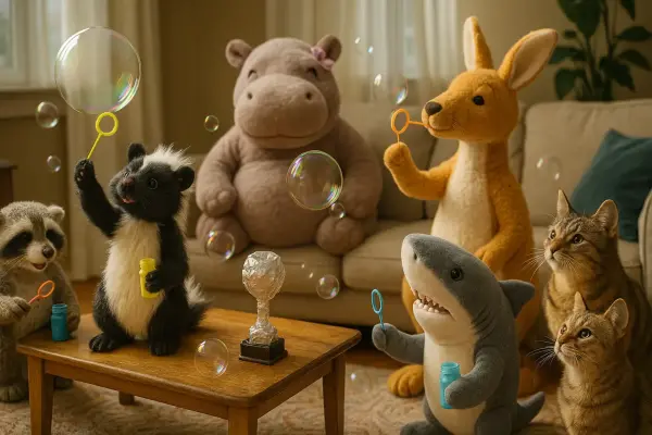 Stinkerles große Seifenblasenmeisterschaft