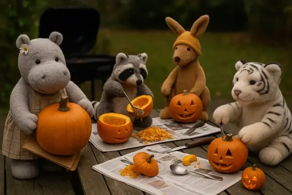 Sonntag mit Schnitzlicht – Uschis Kürbisrunde