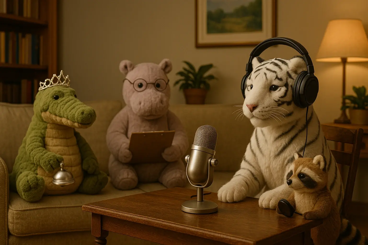 Tigerleins Hai-kontrollierte Podcastfolge