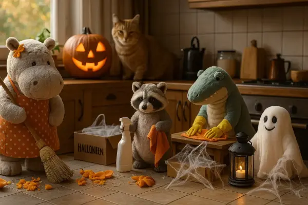 Nach dem Spuk – Ordnung, Orange & ein Hauch von Schnee