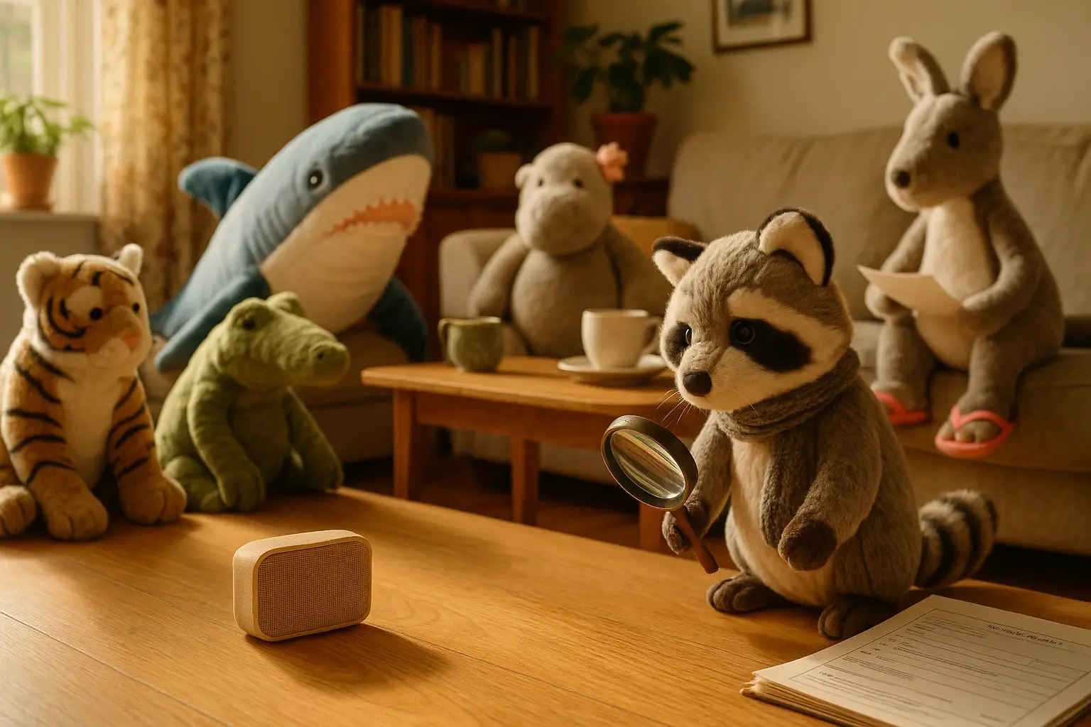 Waschbär und der verschwundene Lautsprecher