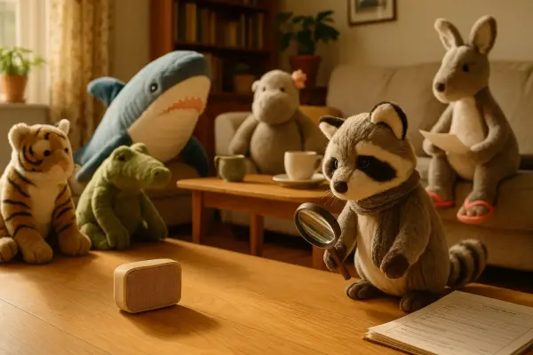 Waschbär und der verschwundene Lautsprecher