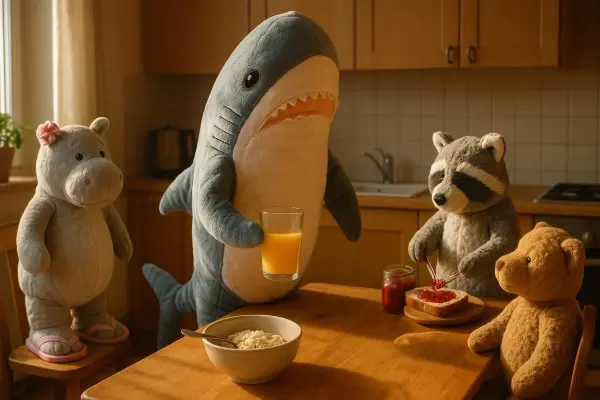 Der Hai und der Tag ohne Ordnung – Dienstag im kleinen Chaos