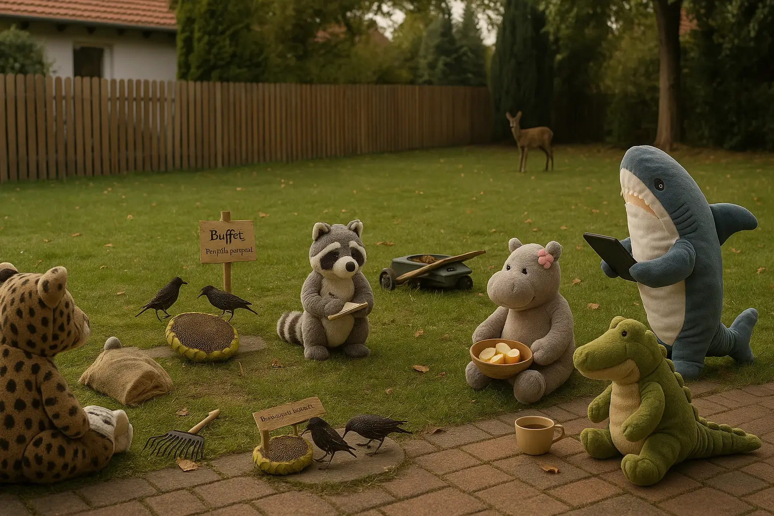 Freitag zwischen Besuchern – Der Garten als Bühne