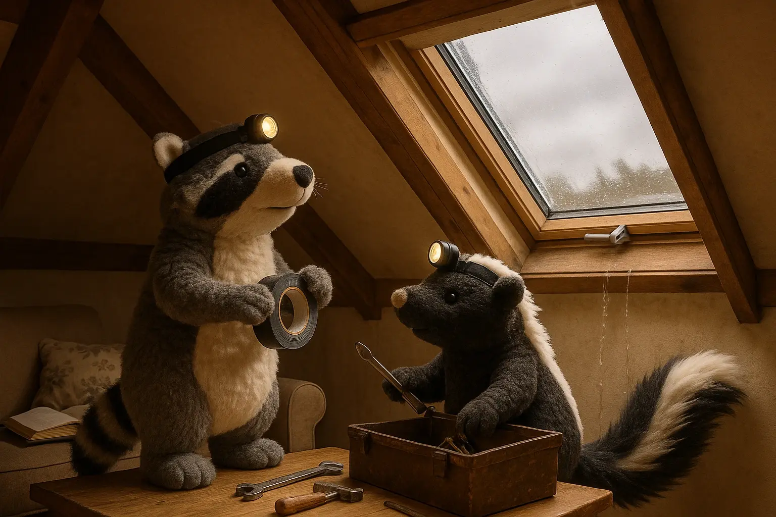 Das Pfeifen im Dach – Freitag mit Wind, Werkzeug und Witz