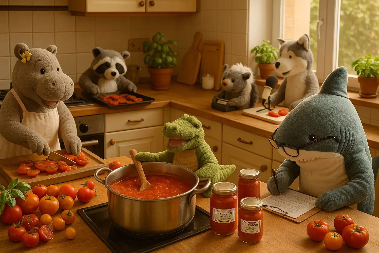 Sonntagssugo – Tomaten, Töpfe, Tauchgang