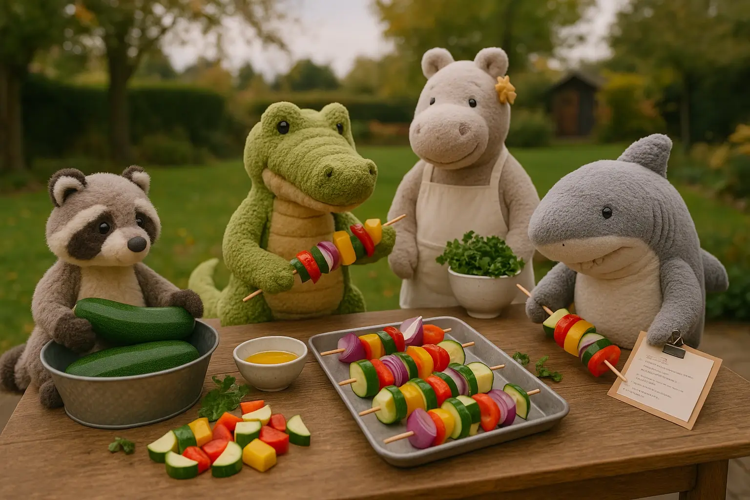 Montag mit Zucchini & Zunder – Spieße für den Abend