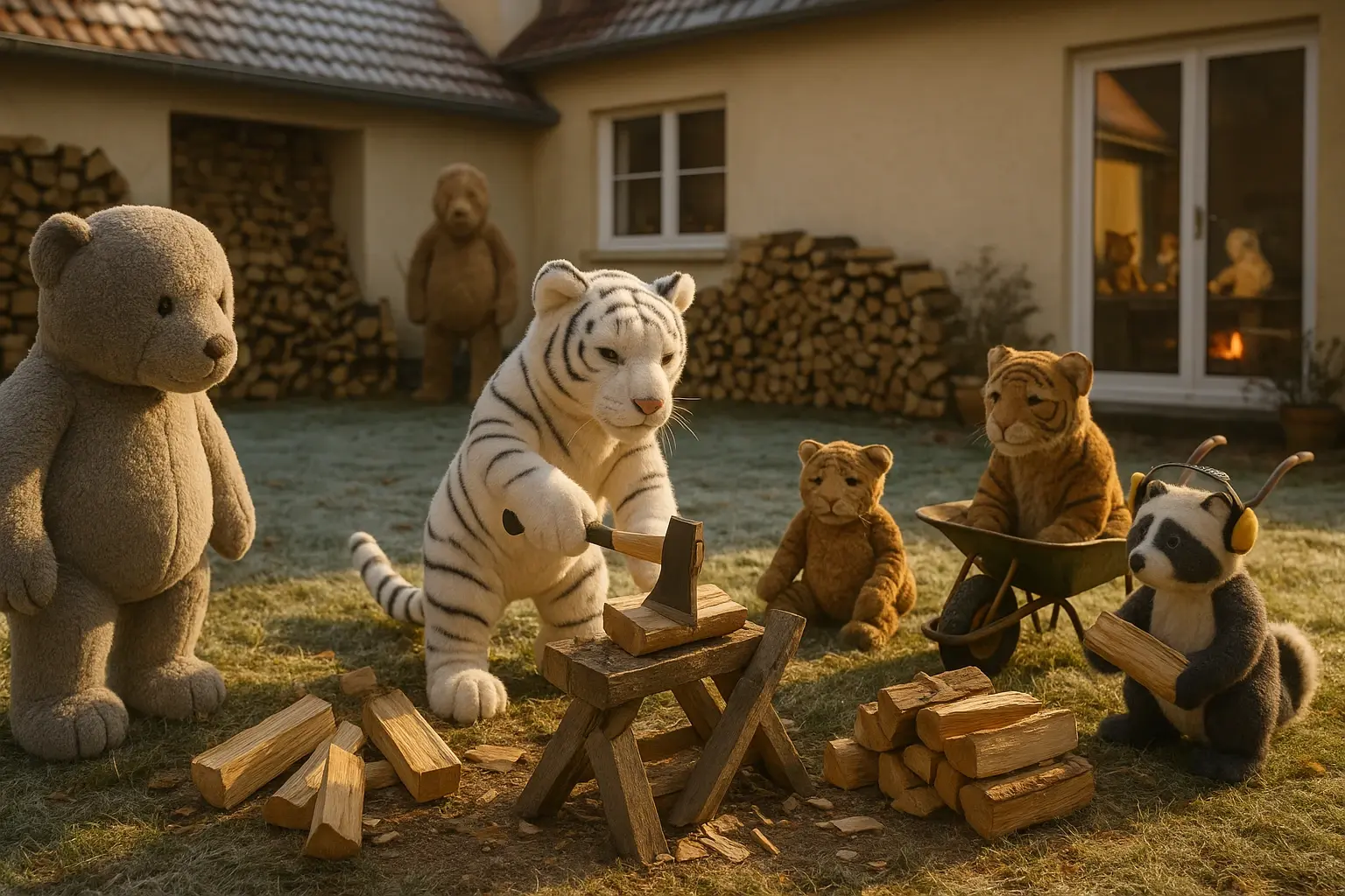 Klack, Spalt, Stapel – und der erste Funke