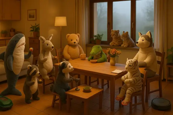 Fensterwächter im Nebel