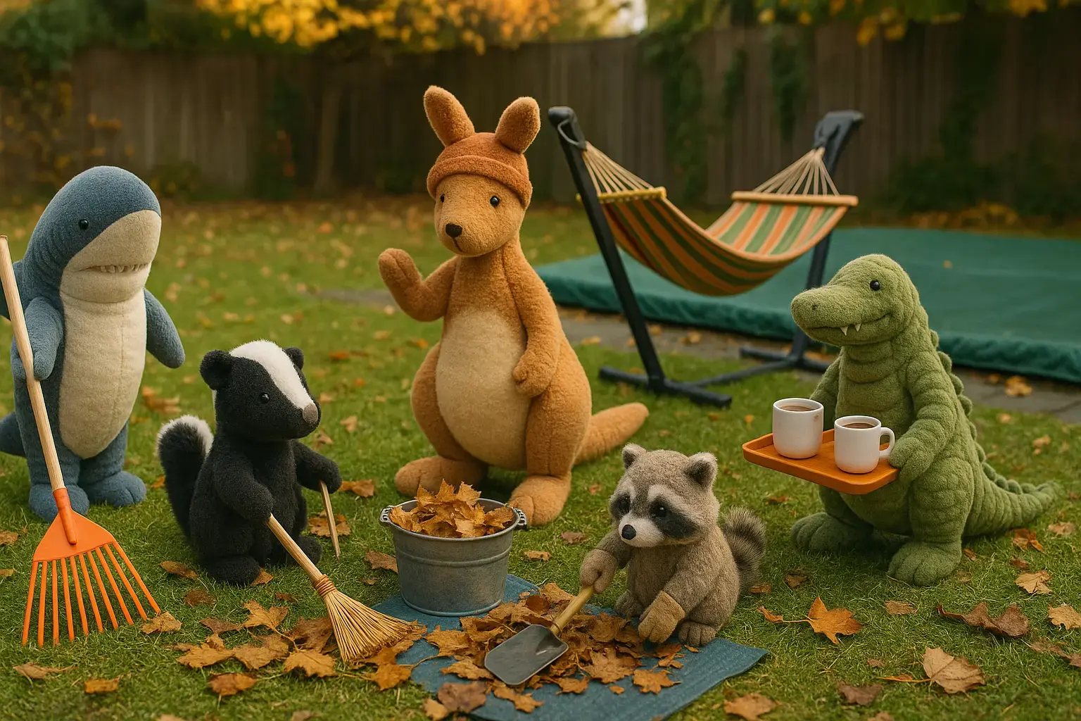 Freitag der letzten Fäden – Laub, Gleiter & die Hängemattenpause