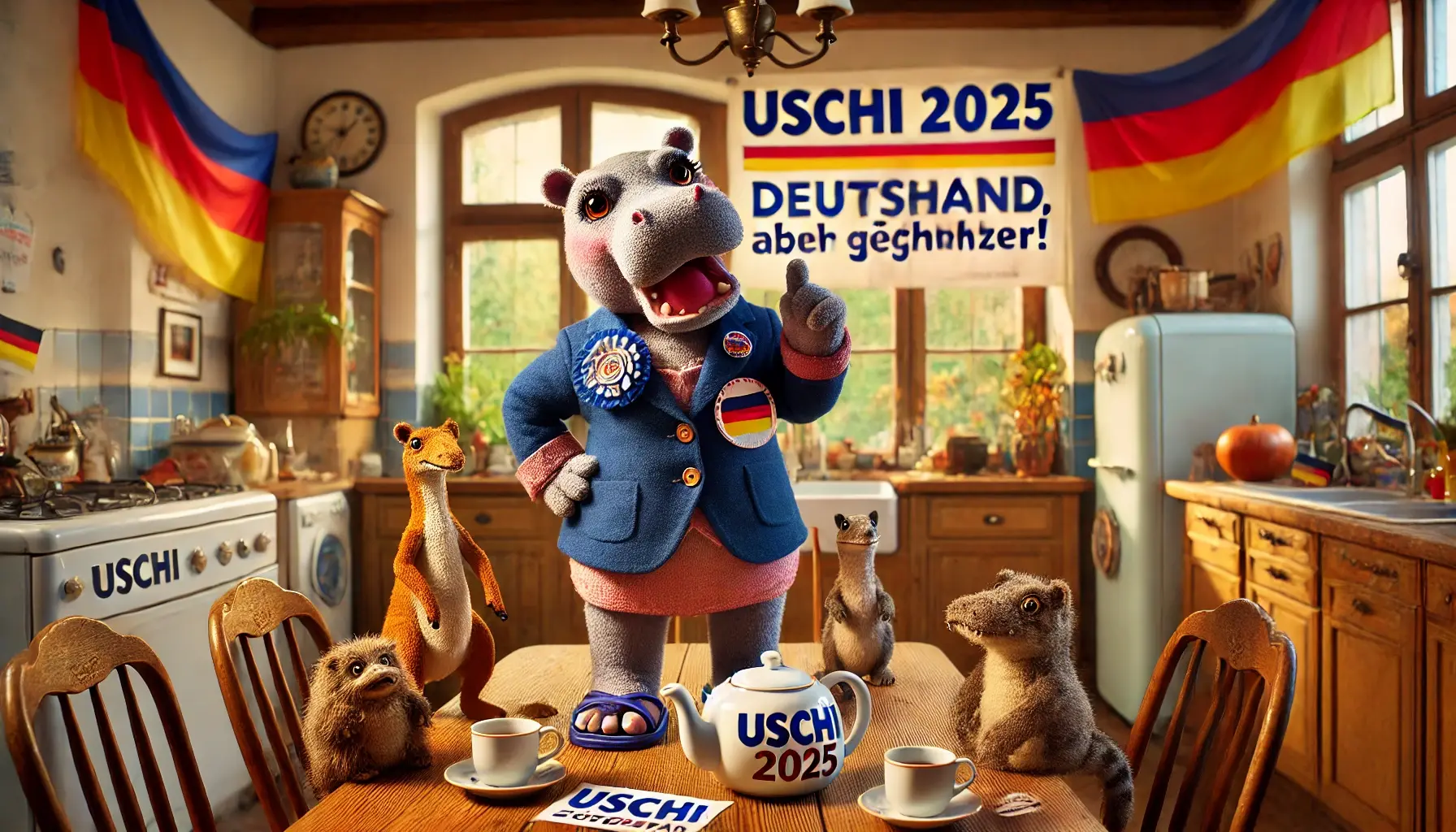 Uschi will Bundeskanzlerin werden