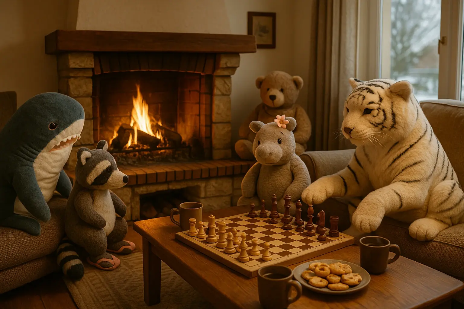 Schach am Kamin – und andere Schlachten