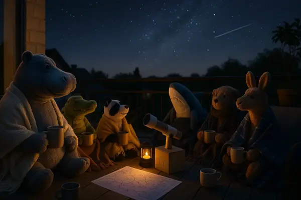 Der Balkon wird zur Sternwarte