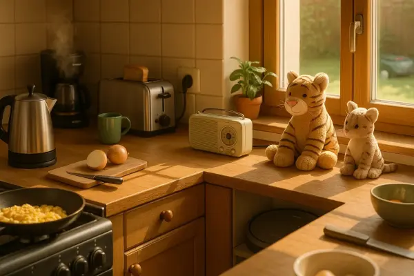 Montag mit den Küchenkatzen