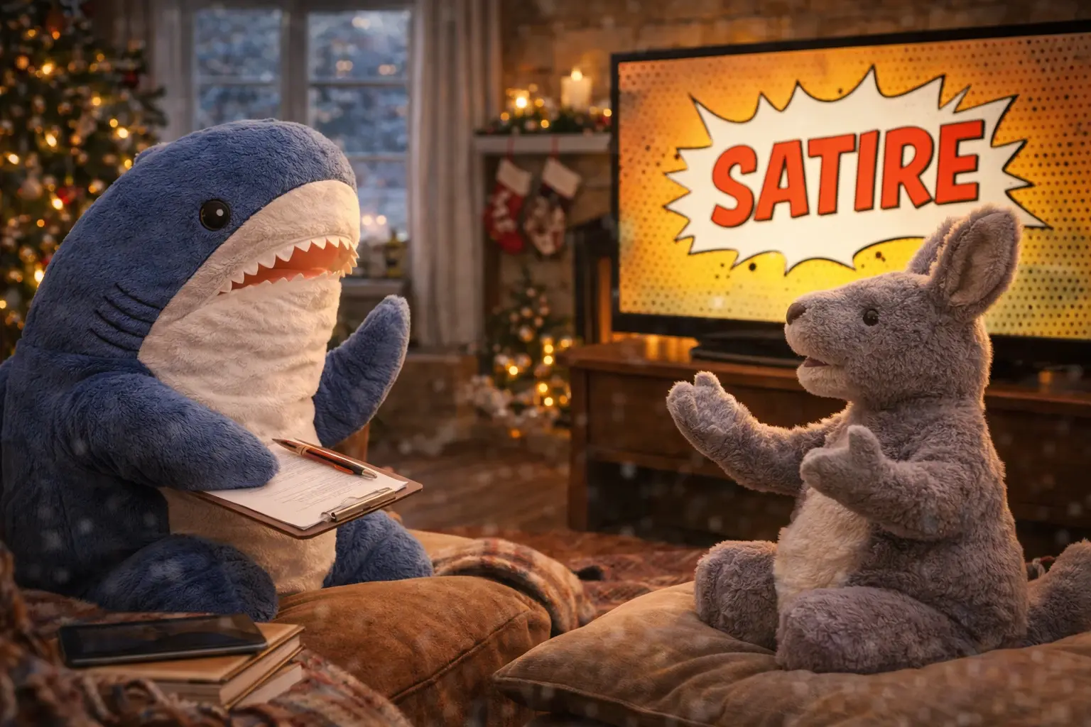 Der Hai und der Satire-Tag