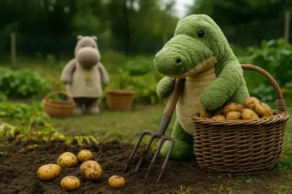 Kroko und die Kartoffelernte