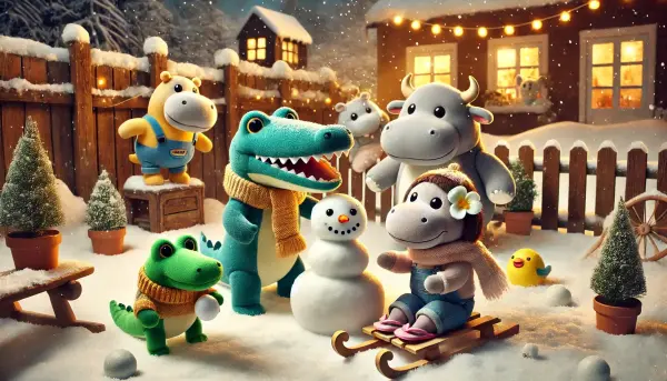 Die große Winter-Olympiade der Stofftiere