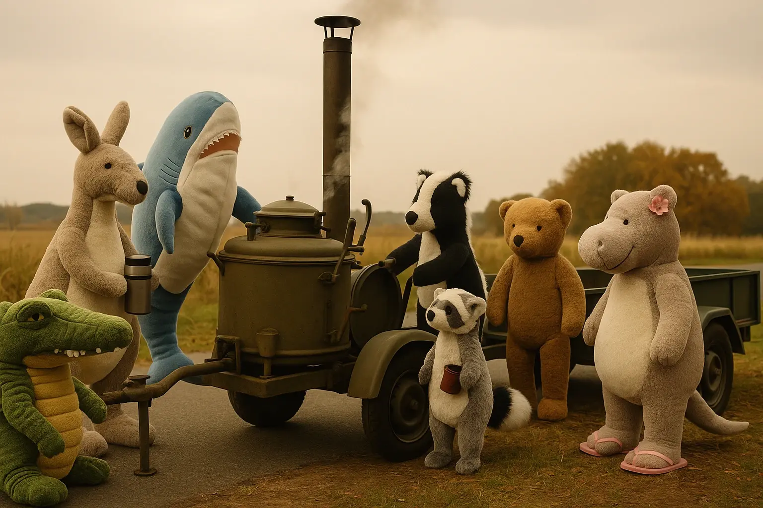 Die Gulaschkanone vom Feldrand