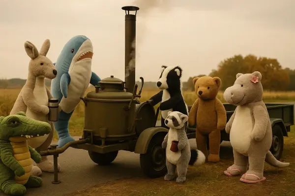 Die Gulaschkanone vom Feldrand