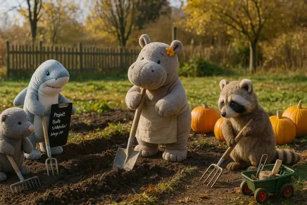 Dienstag der Spaten & Sonnenflecken – Garten wird Winter