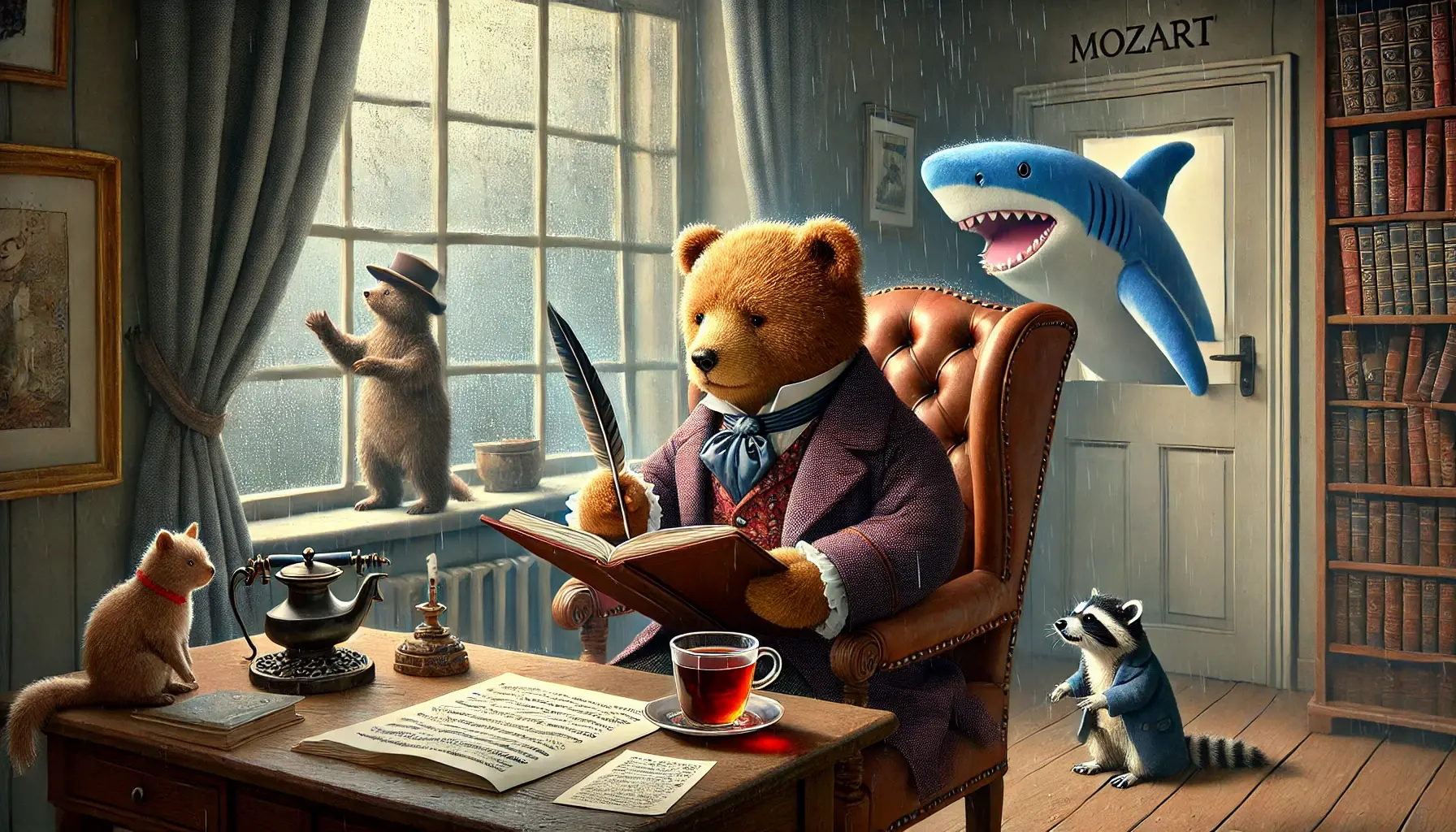 Mozart schreibt ein Buch