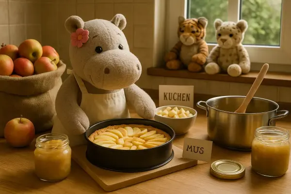 Sonntag in Zimt & Zeit – Apfelkuchen, Apfelmus & ein Apfel für die Wanne