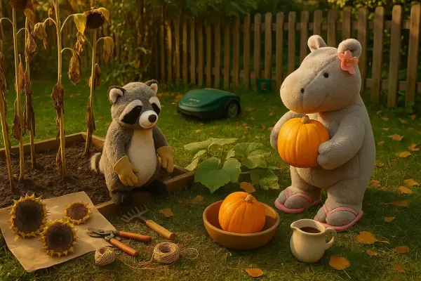 Sonnenblumenruhe & Kürbisfreude