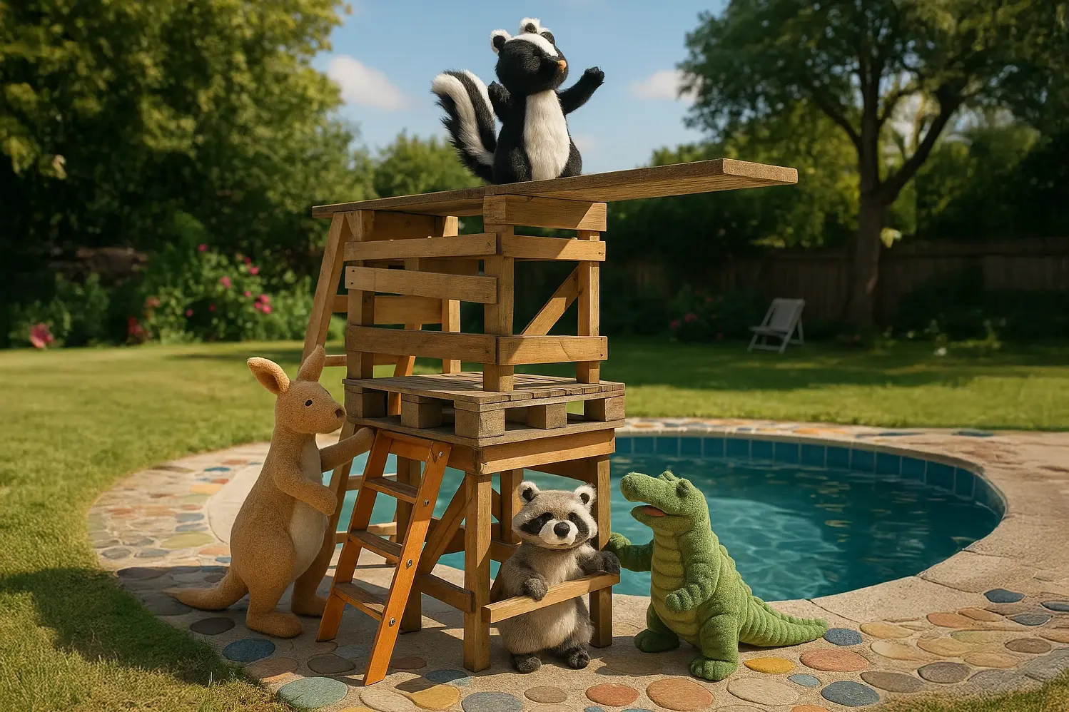 Stinkerle und der große Sprungturm