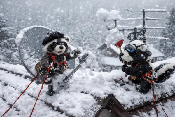 Der Western-Tag, der Schnee und die Dachmission