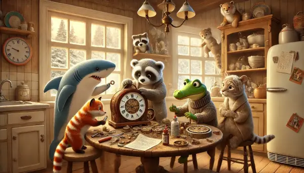 Die kaputte Küchenuhr