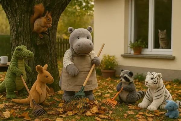 Sonntag unter der Kastanie – Laub, Laufen, Loungebad