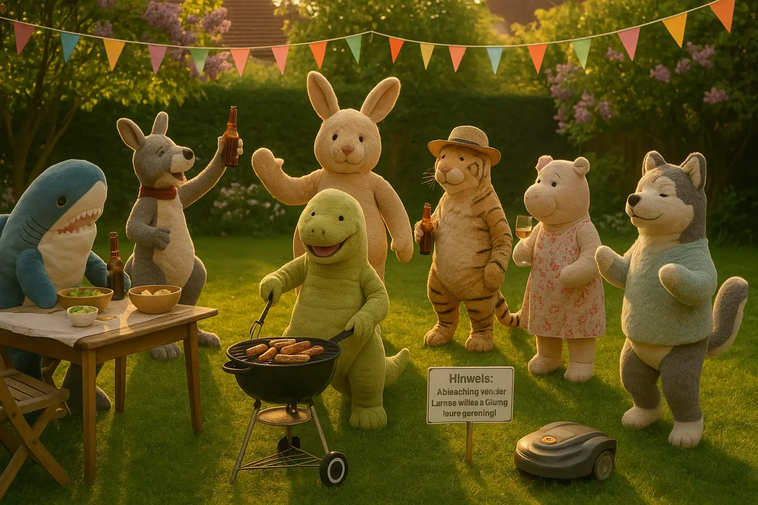 Alfonso bleibt zum Grillen