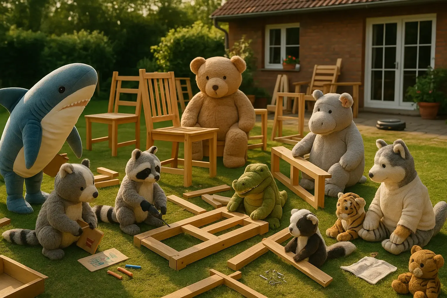 Das große Gartenstühlerücken