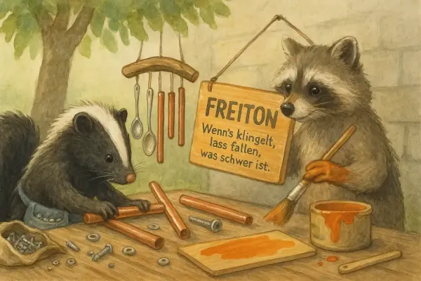 Stinkerle & der Waschbär läuten das Wochenende ein