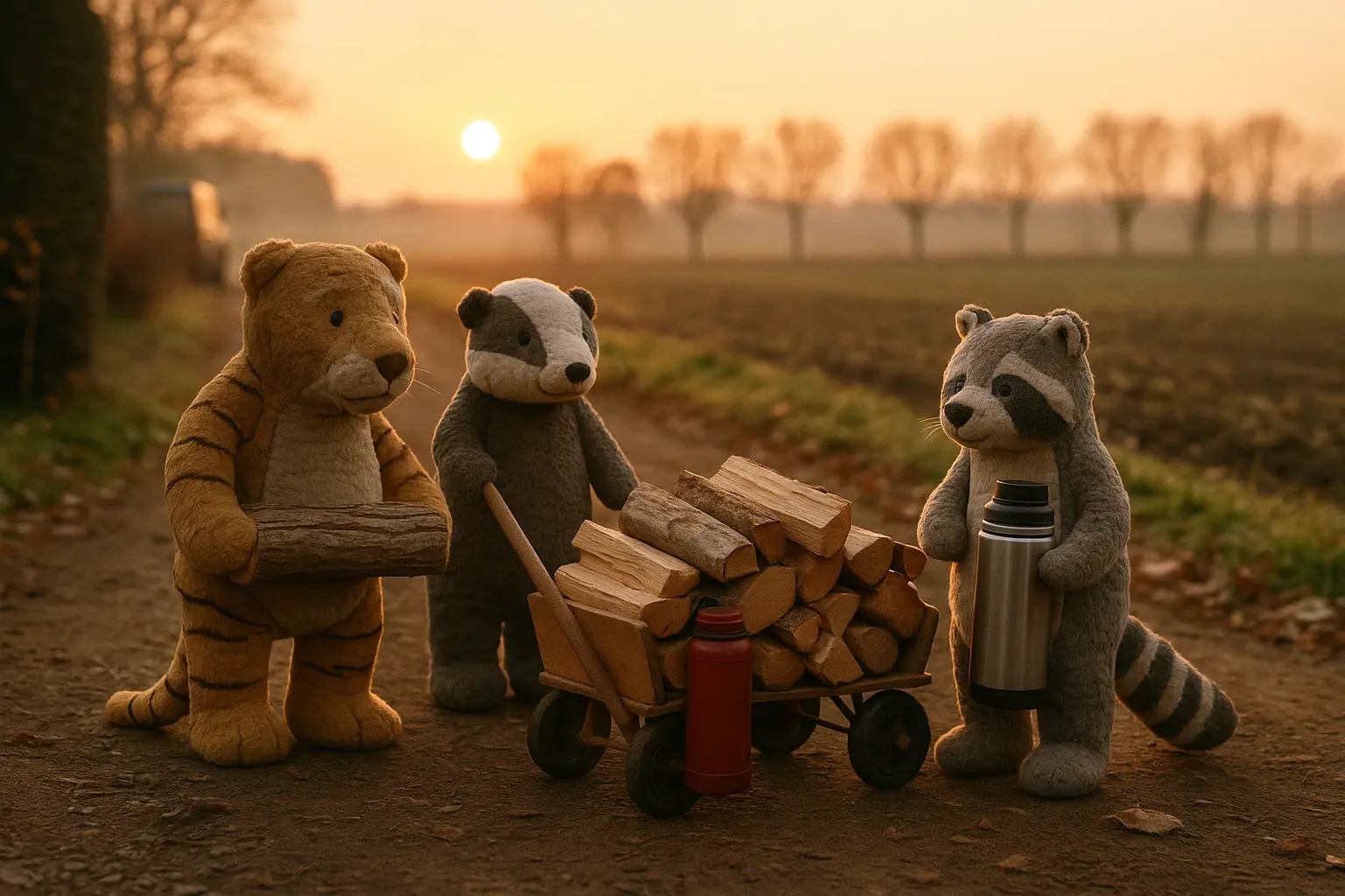 Freitag mit Holzduft – Odin, Alfonso und der Bollerwagen