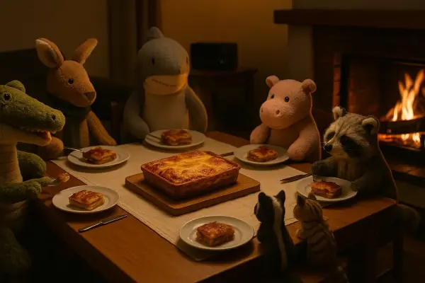 Odin und die Lasagne für einen kalten Tag