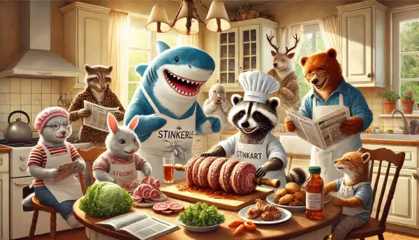 Uschis Wohlfühl-Sonntag und die fleischliebende Kochtruppe