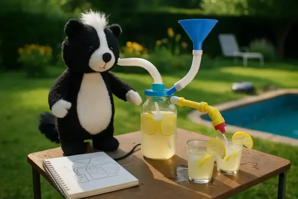 Stinkerle erfindet die automatische Limonadenmaschine