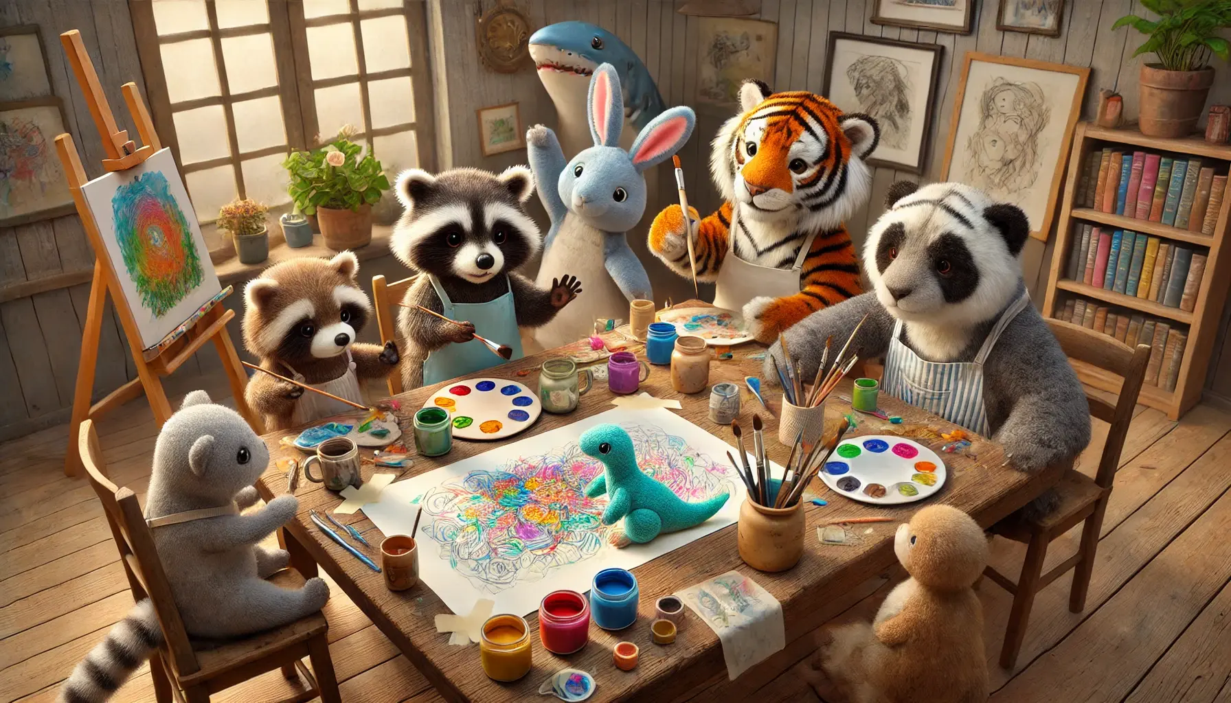 Ein kreativer Malnachmittag