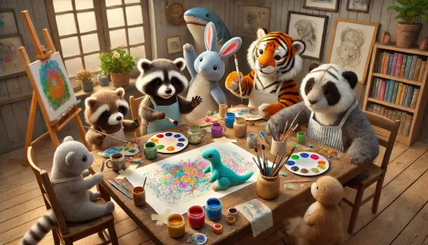 Ein kreativer Malnachmittag