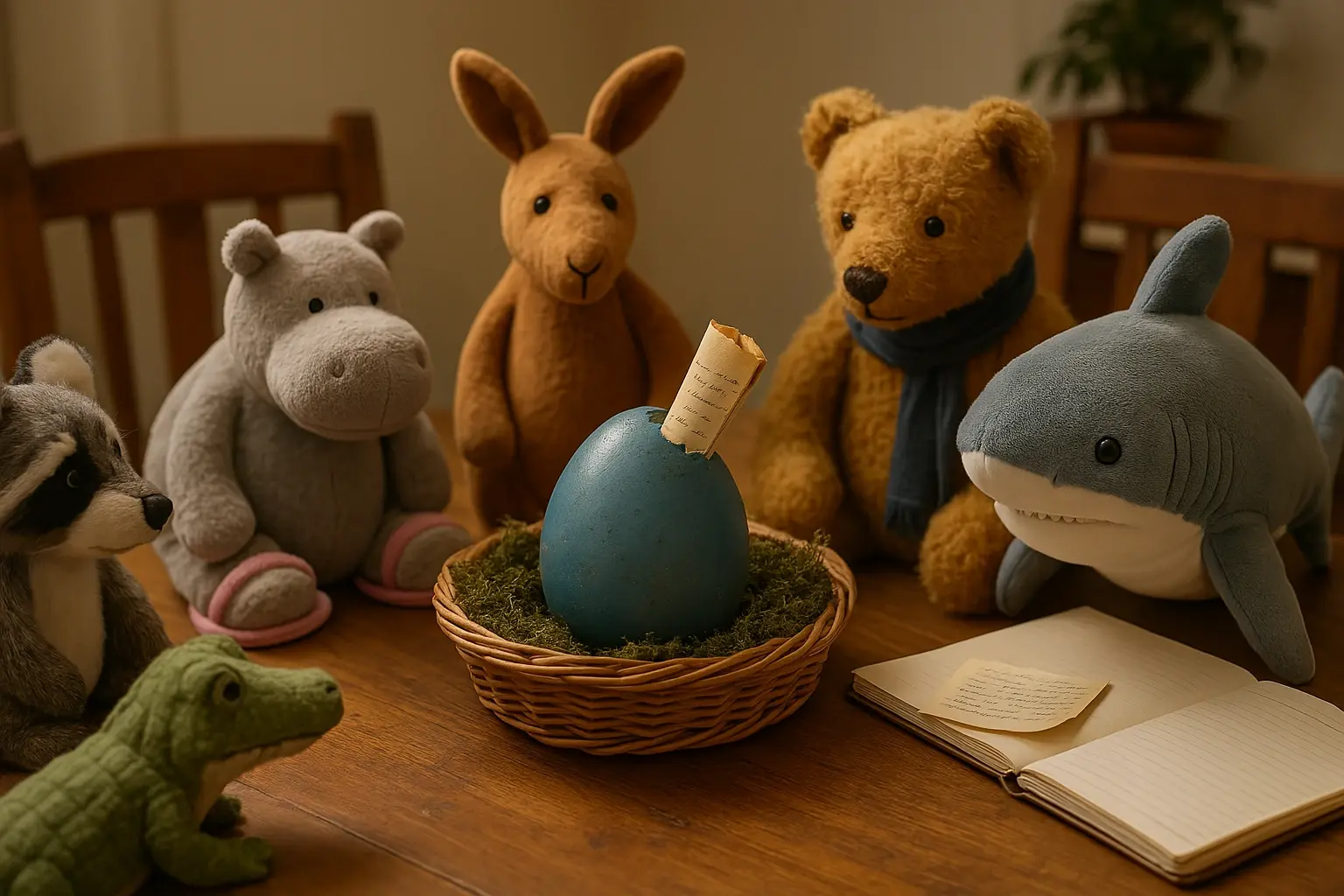 Die Tiere finden ein mysteriöses Ei