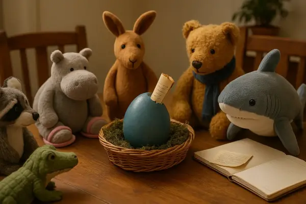 Die Tiere finden ein mysteriöses Ei