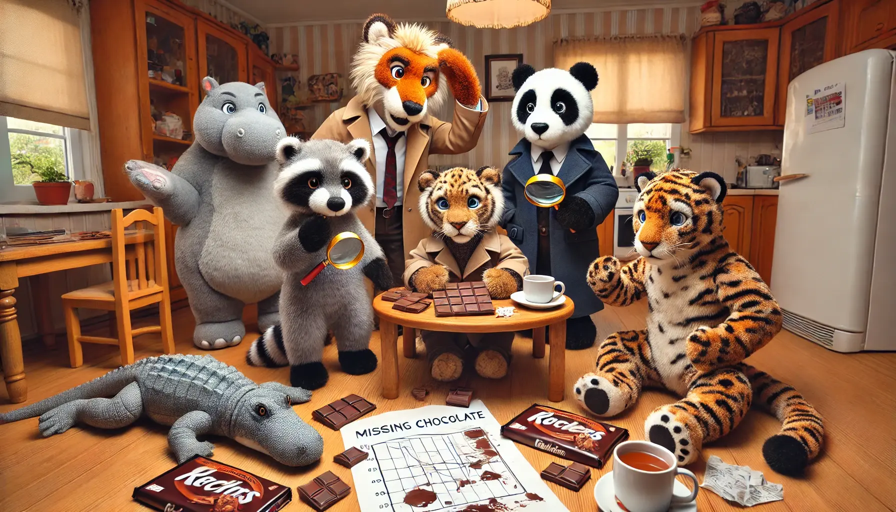 Die Jagd nach dem verschwundenen Schokovorrat