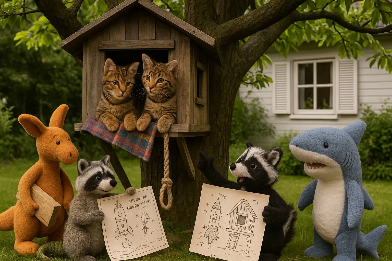 Das Baumhaus der Küchenkatzen