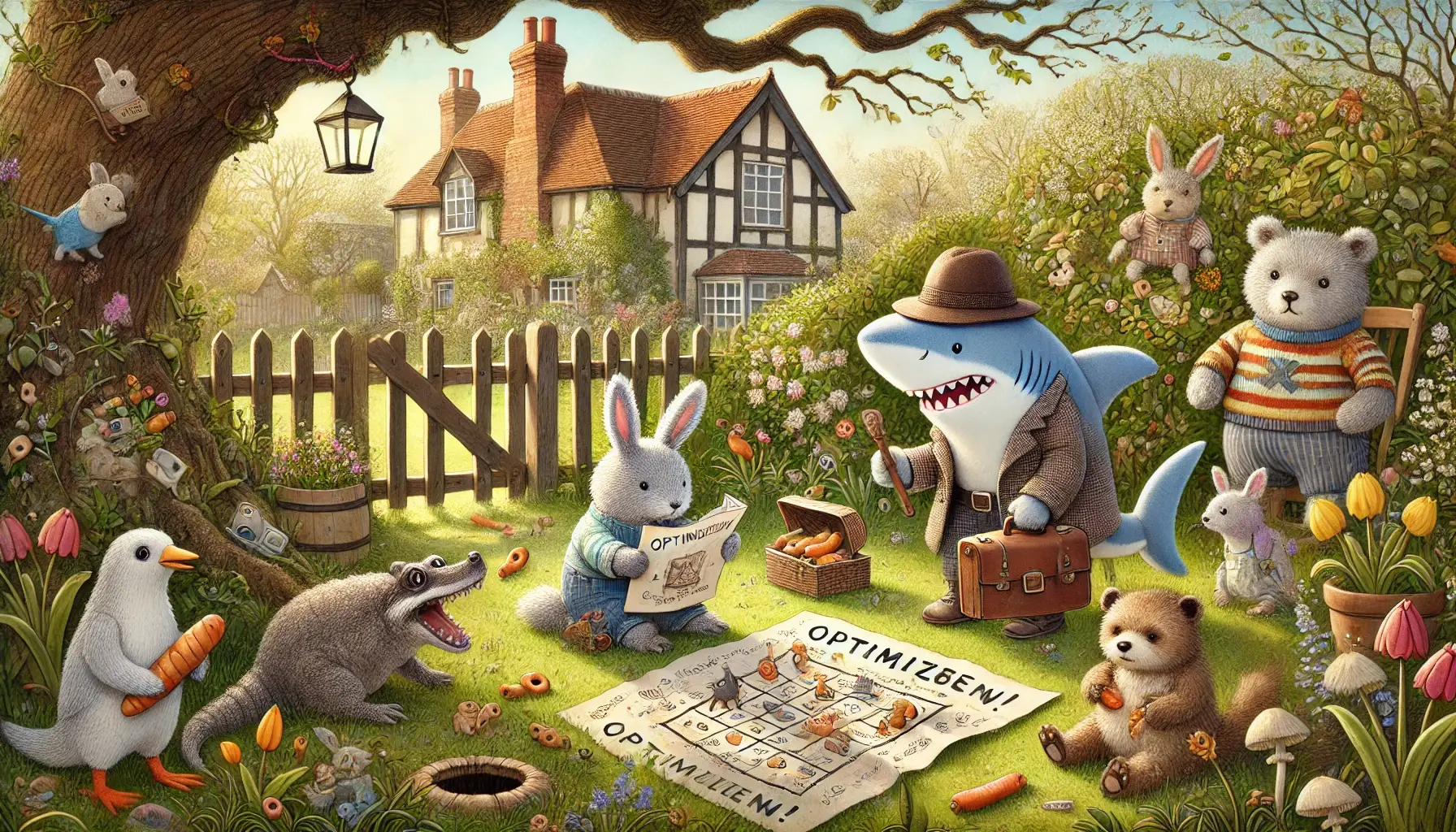 Die geheimnisvolle Schatzsuche im Frühlingsgarten