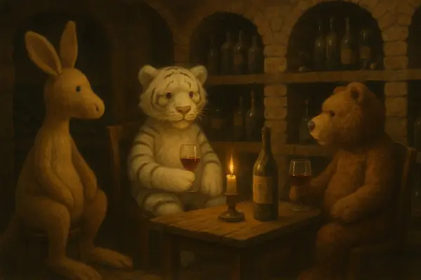 Das Känguru im Weinkeller